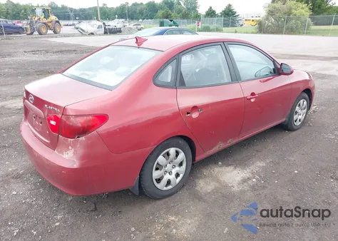2009 Hyundai Elantra Gls из США, поврежденный, VIN KMHDU46D79U824232